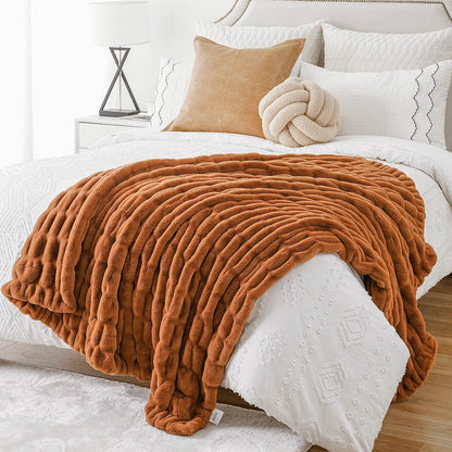 Luxury Faux Fur Throw Blanket
