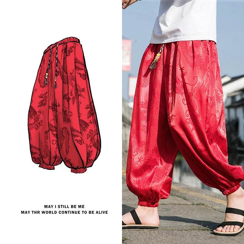 Samurai Style Wide-Leg Trousers - Montero Milan