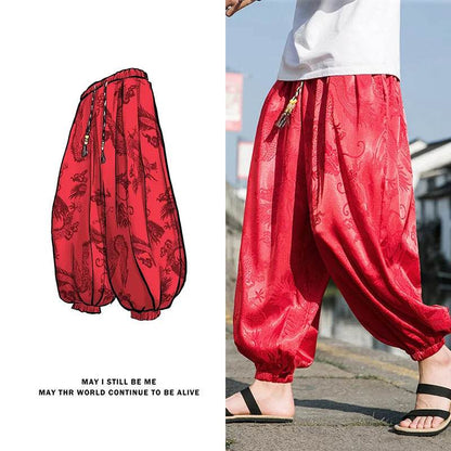 Samurai Style Wide-Leg Trousers - Montero Milan