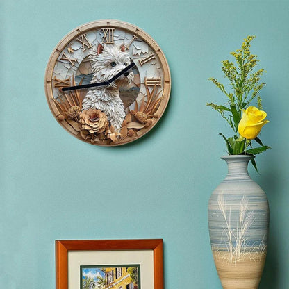 West Highland White Terrier Silent Wall Clock - Montero Milan