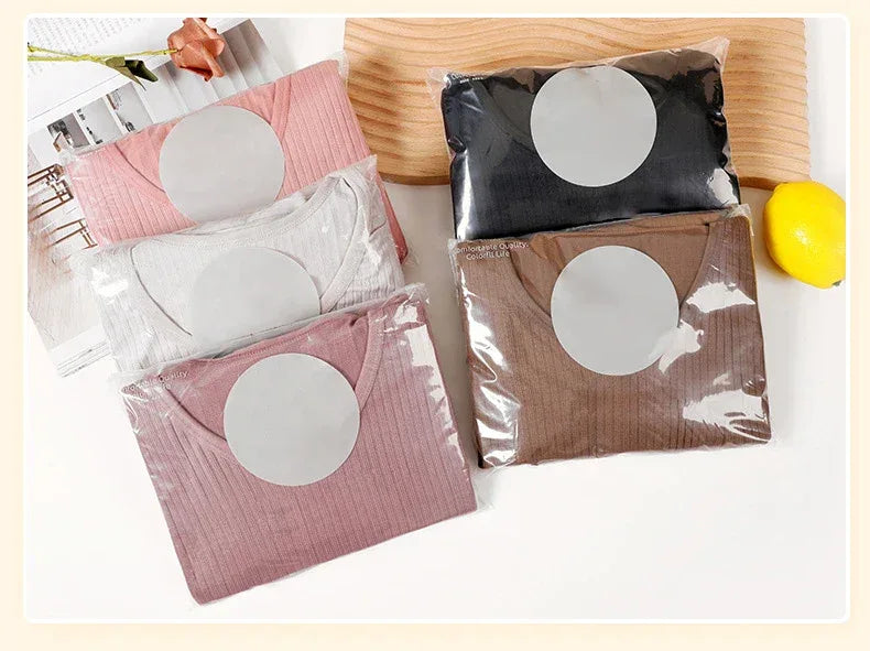 1 Set Warm Thermal Underwear Sexy Ladies Intimates Long Johns Women Shaped Sets Female Middle Collar Thermal Shaping Clothes