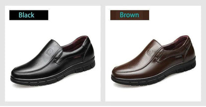 Genuine Leather Casual Shoes For Men Flat Platform Walking Shoes Outdoor Footwear Loafers Breathable Sneakers Handmade Shoes - Montero Milan