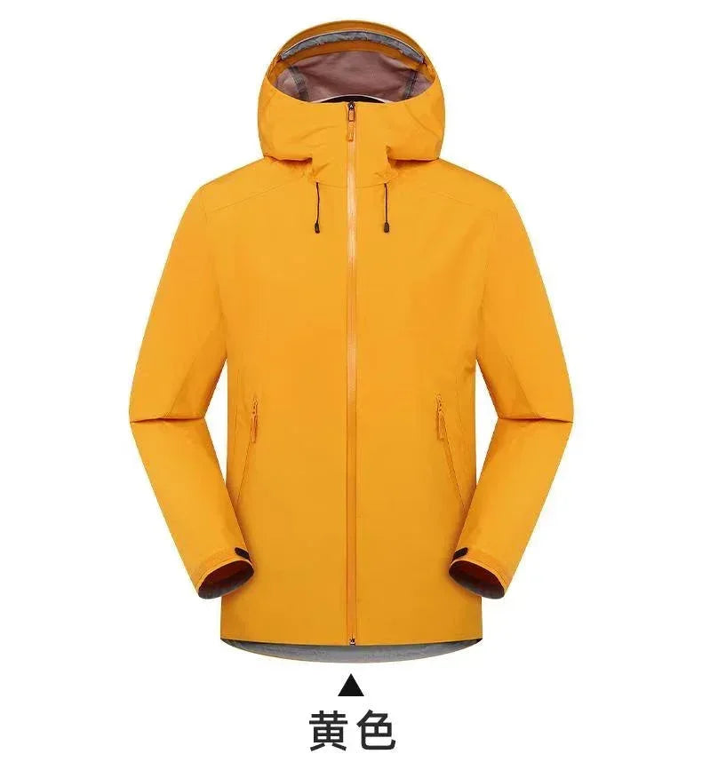 ARC BETA Embroidery Logo Rain Jacket Sports Ski Camping Outdoor Mountain Climbing Windproof Waterproof Three Layer Unisex Coat