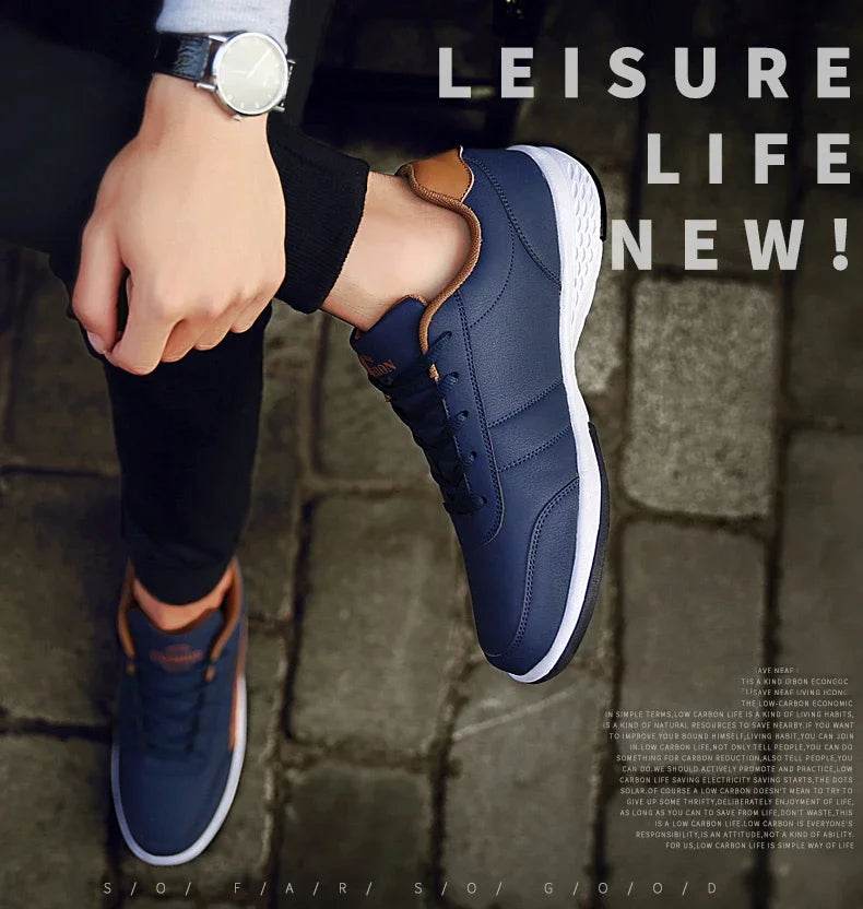 VeroLift™ Waterproof Leather Sneakers - Montero Milan