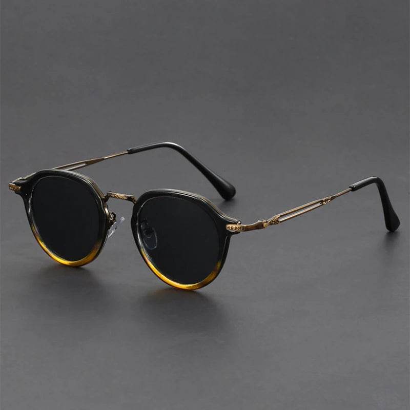 Classic Vintage Metal Sunglasses (UV400 Protection) - Montero Milan