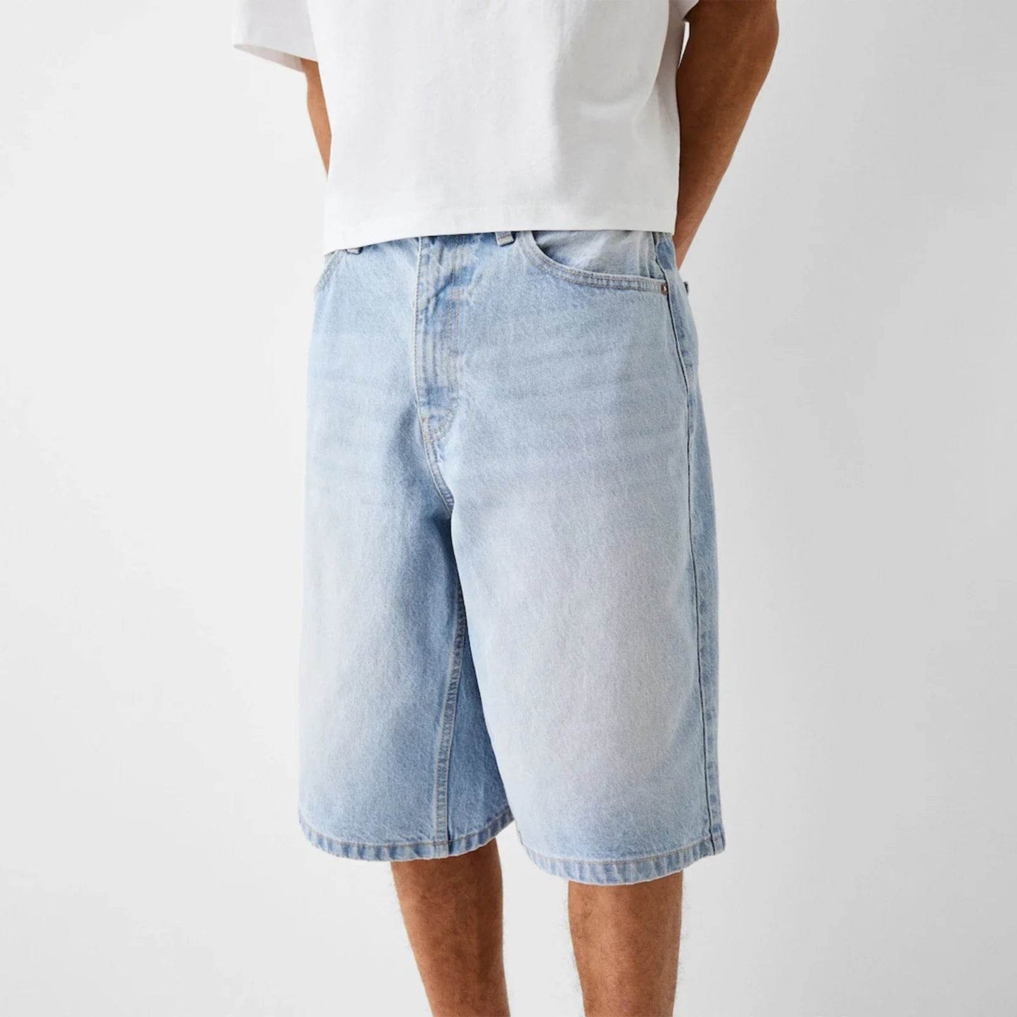Baggy Vintage Wash Jorts - Montero Milan