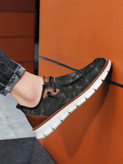 Men Casual Shoes Breathable Loafers Men Sneakers 2024 New Male Comfortable Flat Footwear Sneakers Men Canvas Shoes