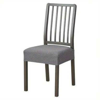 1PC Stretch Dining Chair Seat Cover Jacquard Solid Color Chairs Covers Removable Anti-Dust Chair Cushion Slipcovers Hotel Home - Montero Milan