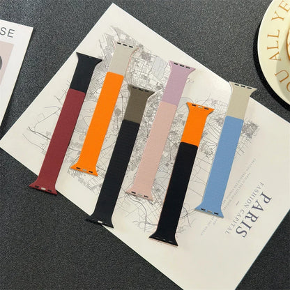 Magnetic Leather Apple Watch Band