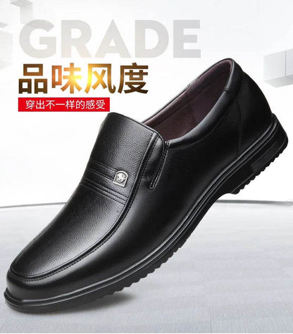 Leather Men Formal Shoes Luxury Brand 2025 Men's Loafers Dress Moccasins Breathable Slip on Black Driving Shoes Plus Size 38-46 - Montero Milan