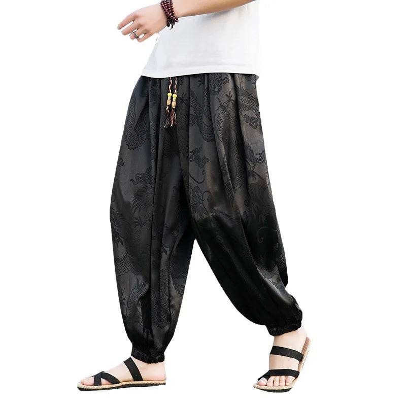 Samurai Style Wide-Leg Trousers - Montero Milan