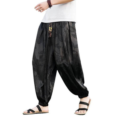 Samurai Style Wide-Leg Trousers - Montero Milan