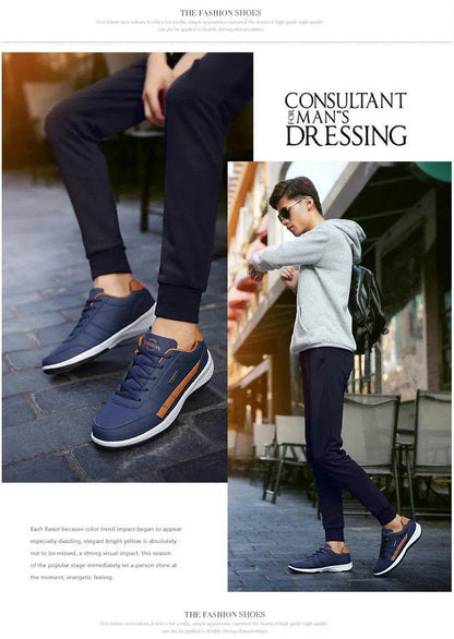 VeroLift™ Waterproof Leather Sneakers - Montero Milan