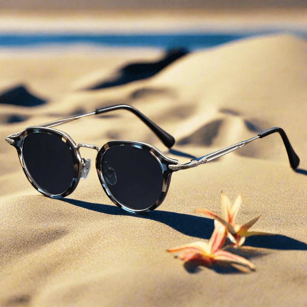 Classic Vintage Metal Sunglasses (UV400 Protection) - Montero Milan