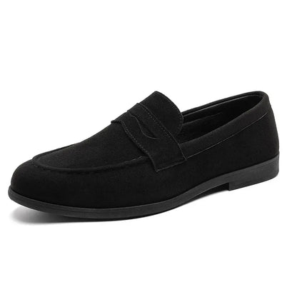 Autumn Suede Loafers Man Large Size 45 Comfort Slip-on Casual Shoes Men Flats Retro Brown Moccasins For Men zapatos de hombre