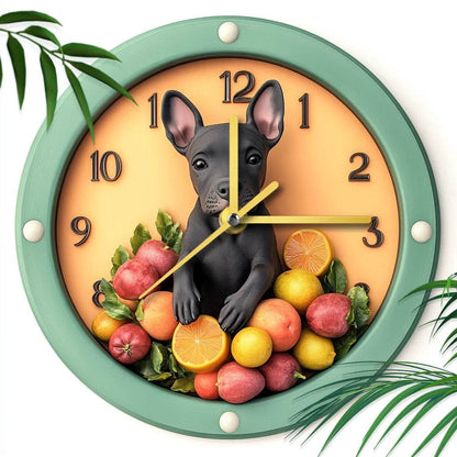 Bullmastiff Silent Wall Clock - Montero Milan