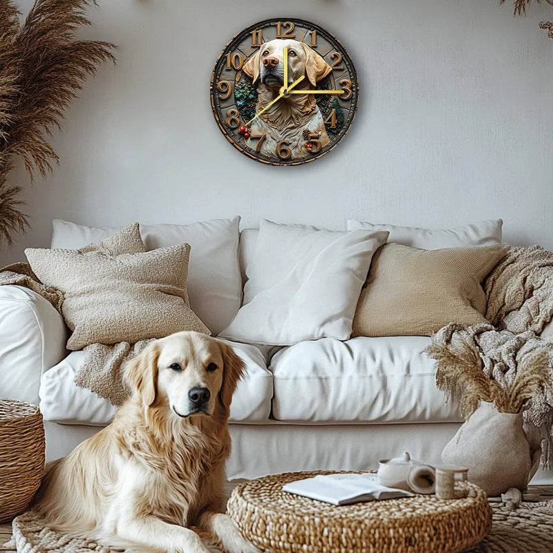 Labrador Retriever Silent Wall Clock - Montero Milan