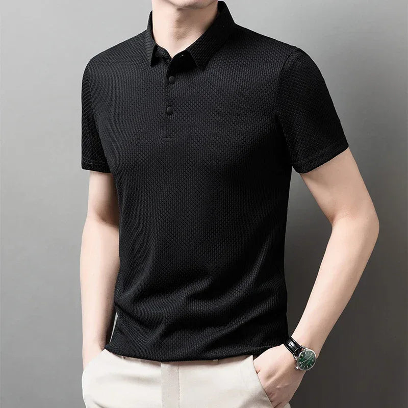 AirKnit Breathable Textured Polo Shirt