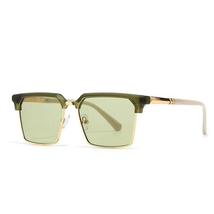 SHAUNA Square Women Fashion Sunglasses Gradient Men Vintage Green Sun Glasses Shades UV400 - Montero Milan
