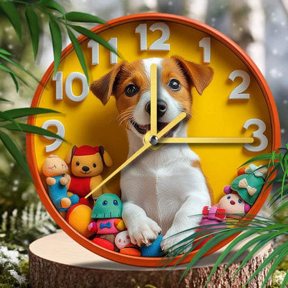 Jack Russell Terrier Silent Wall Clock - Montero Milan