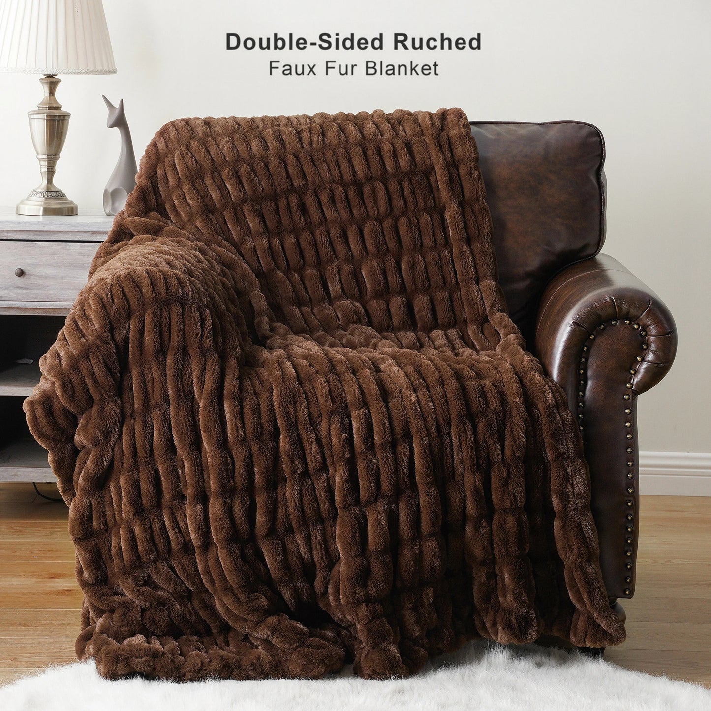 Luxury Faux Fur Throw Blanket