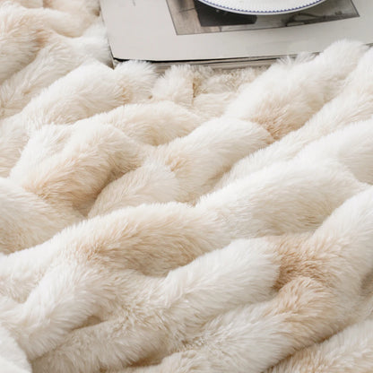 Luxury Faux Fur Throw Blanket