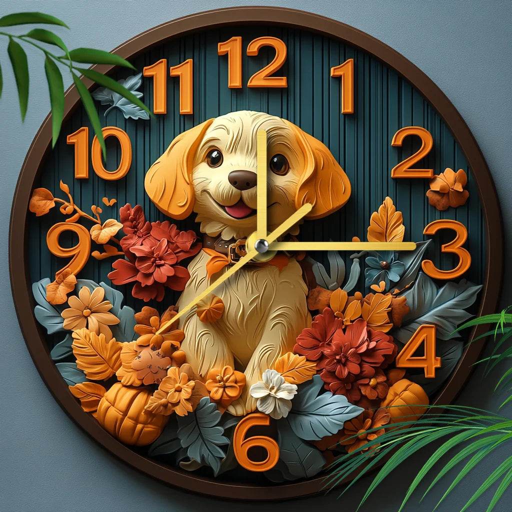 Labrador Retriever Silent Wall Clock - Montero Milan