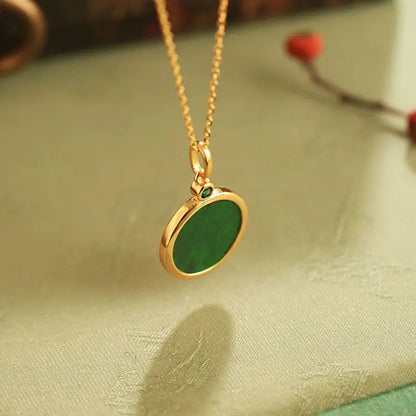 Green Chalcedony Peace & Happiness Necklace