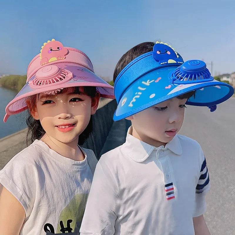 Kids Sun Visor Fan Hat - Montero Milan