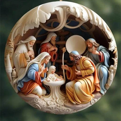Classic Christmas Nativity Ornaments (1 / 6 / 12 PCs) - Montero Milan
