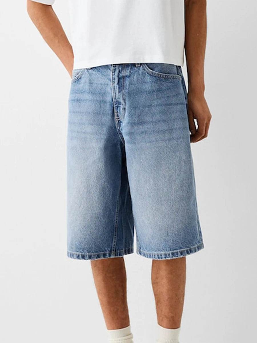 Baggy Vintage Wash Jorts - Montero Milan