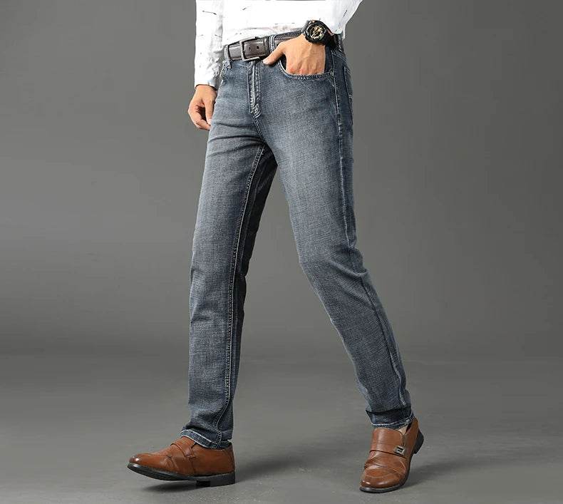 Classic Stretch Business Denim Jeans - Montero Milan