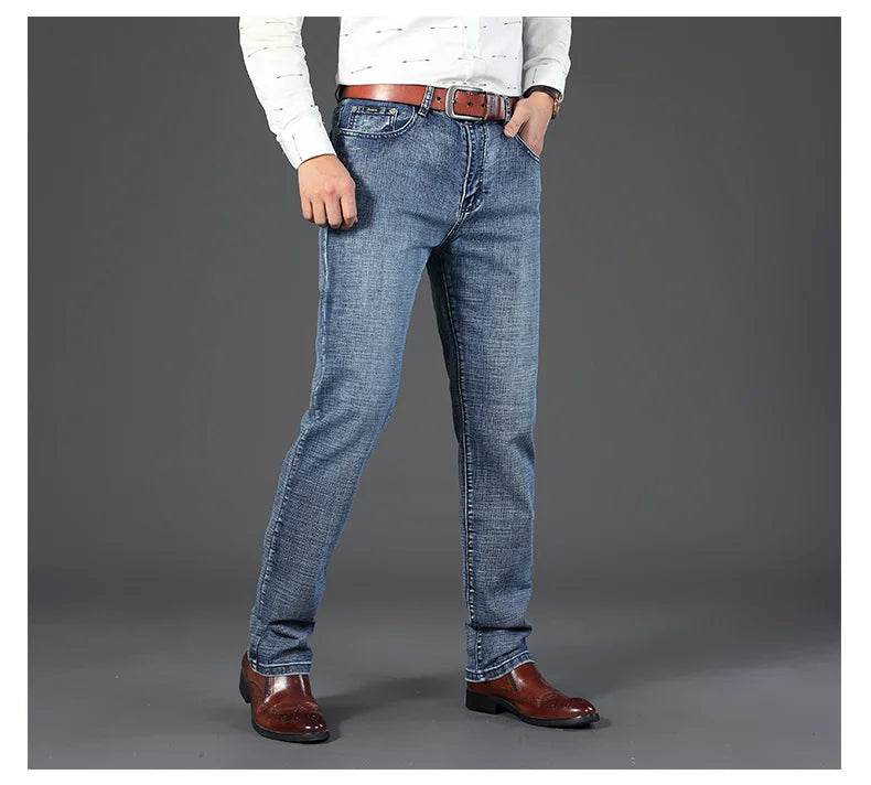 Classic Stretch Business Denim Jeans - Montero Milan