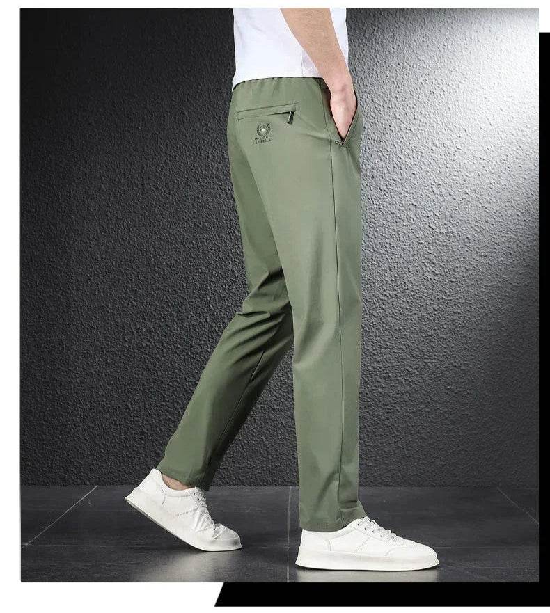 Soft Ice Silk Casual Pants - Montero Milan