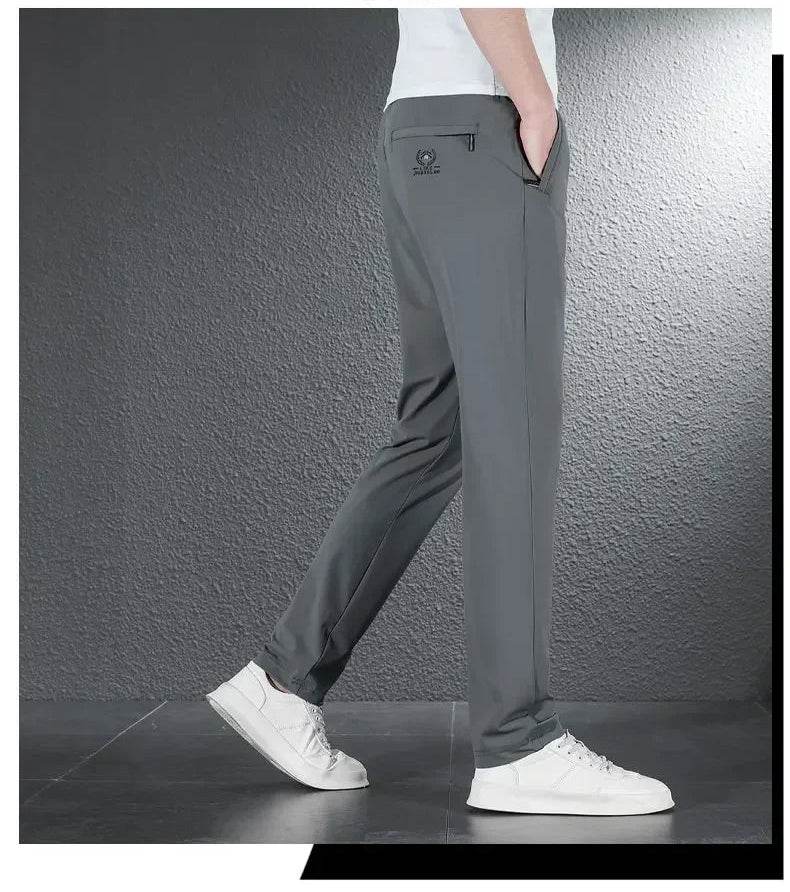 Soft Ice Silk Casual Pants - Montero Milan