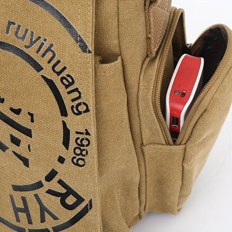 Montero Milan Canvas Messenger Bag - Montero Milan