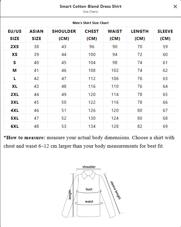 Smart Cotton-Blend Dress Shirt