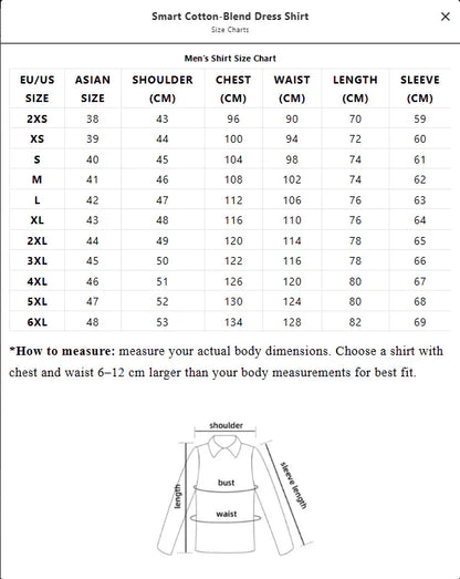 Smart Cotton-Blend Dress Shirt