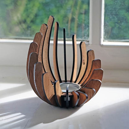 Lunlotus™ Wooden Candle Holder - Montero Milan