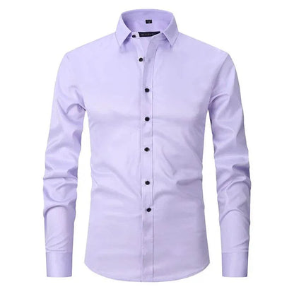Smart Cotton-Blend Dress Shirt - Montero Milan