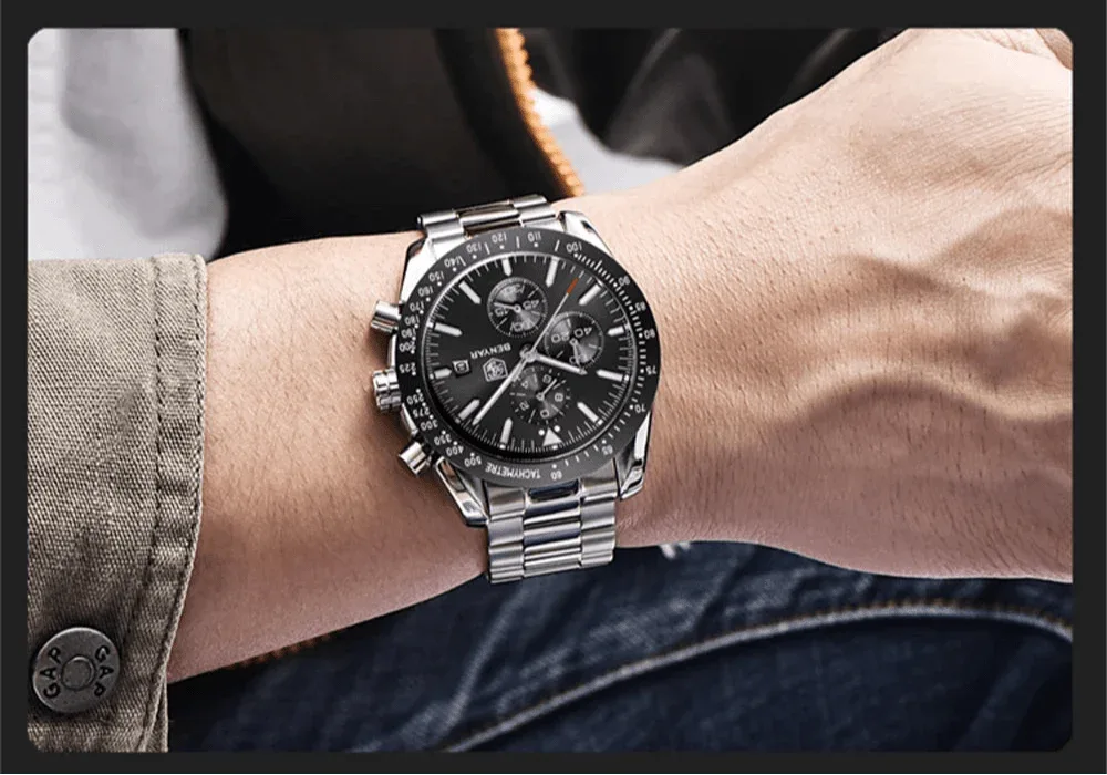 Stravaro ChronoSport Steel Watch - Montero Milan