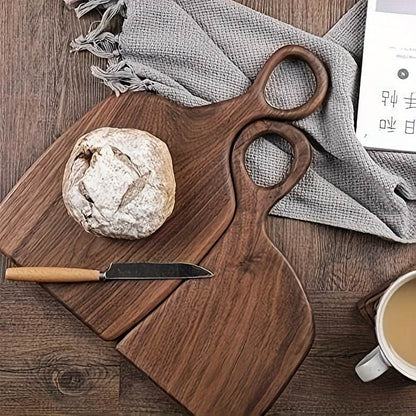 2 Pcs Walnut Cutting Board Set with Handles - Montero Milan