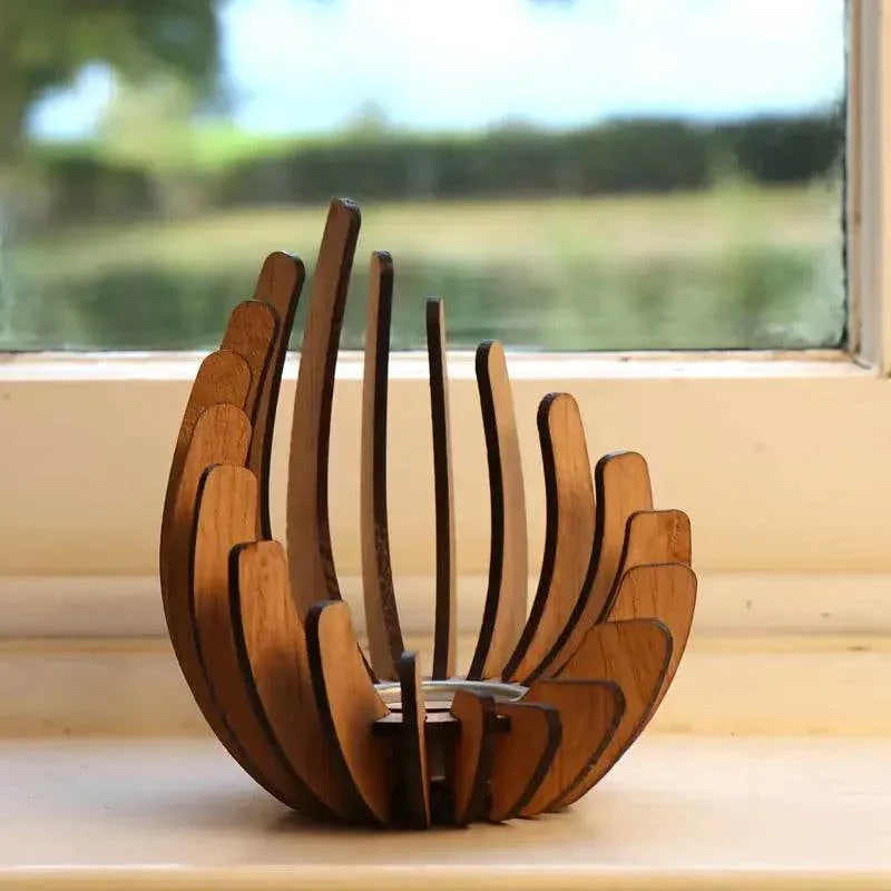 Lunlotus™ Wooden Candle Holder - Montero Milan