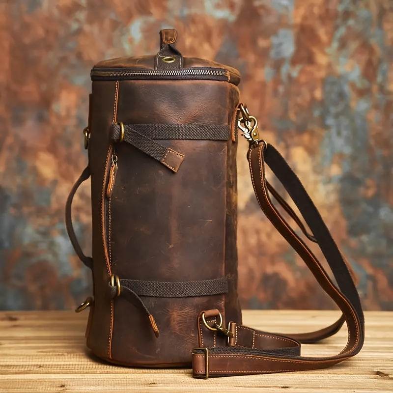 ForgeTrail™ Vintage Genuine Leather Backpack - Montero Milan