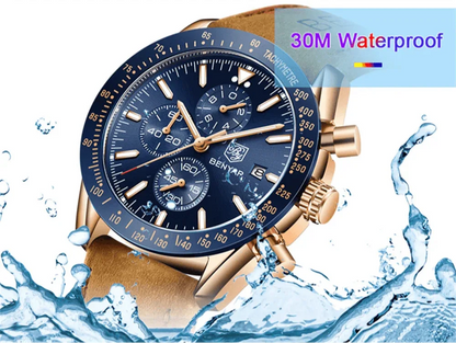 Stravaro ChronoSport Leather Watch - Montero Milan