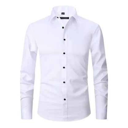 Smart Cotton-Blend Dress Shirt - Montero Milan