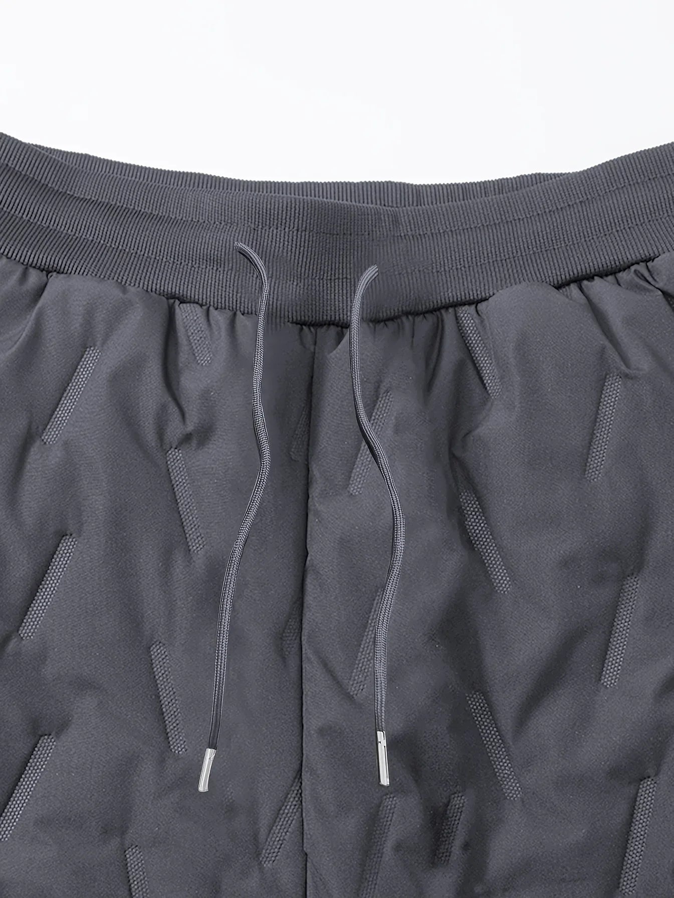 Men'S and Women'S Thickened Winter Jogger Pants with Plush Fleece Lining - Warm, Leak-Proof, Windproof, Adjustable Drawstring Waist, Zipper Pockets, Solid Color for Casual Home and Outdoor Use