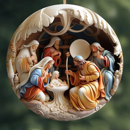 Classic Christmas Nativity Ornaments (1 / 6 / 12 PCs) - Montero Milan