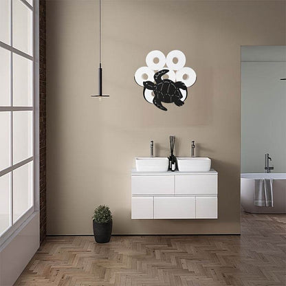 Ocean Turtle Toilet Paper Holder Rack - Montero Milan