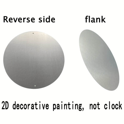 Autumn Kitty 2D Metal Wall Art Decor Sign - Montero Milan